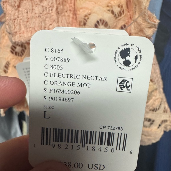 Free People One Adella Bralette in Electric Nectar Retail $38 NWT - Picture 4 of 8